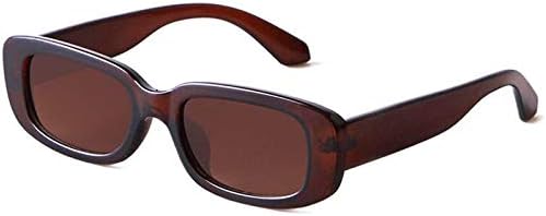 2023 Novos óculos de sol retangular para mulheres dos anos 90 copos de moda vintage Black Tortoise Moldes
