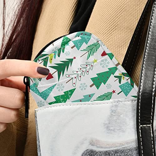 Ollabaky Christmas Tree Pill Case 7 Days Organizer Travel Travel Portable Weekly Pill Box Bag Container com