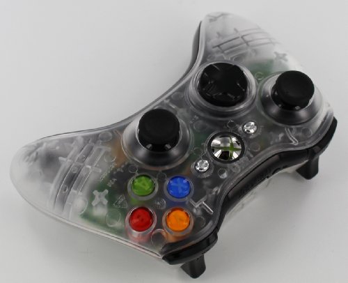Controlador Modded do Xbox 360 Clear 30 Mods + Caso de bolsa grátis