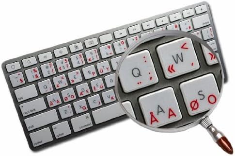 Os rótulos de Dvorak do programador para o teclado Red Lettering Transparent Background é compatível com