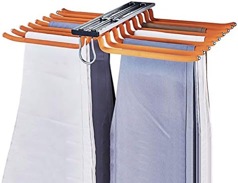 Calça de calça yykj calças de calça liga de alumínio no gabinete de casa Push e puxe calças multifuncionais