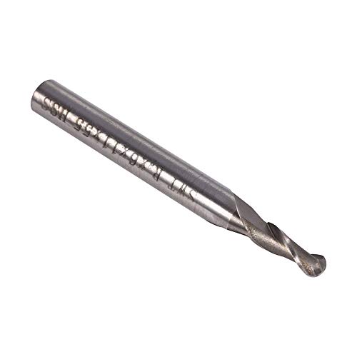 Kadimendium HSS 6mm Shank 2 Flauta Narize Fim de moagem do torno Cutter CNC Bit Tool HSS CNC Cutter
