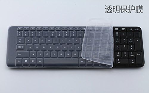 Capas de teclado de silicone transparente à prova de poeira à prova d'água Guarda de Guarda de Fortalogitech MK220 K230 MK215
