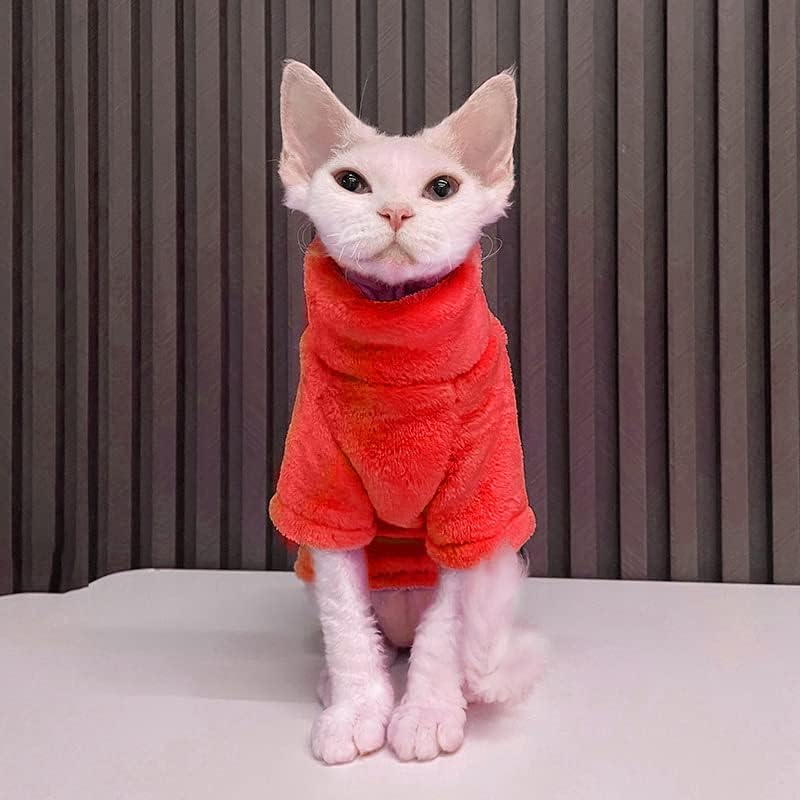 Capuz de lã de cachorro Cat Sweater de inverno roupas quentes para casa confortável roupas de cachorro de inverno