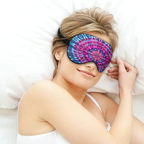 Tie Dye Mandala máscara de cegos máscara dormindo tampa da sombra