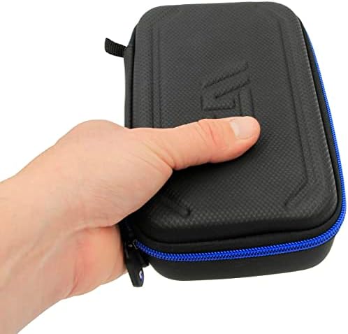 Caso de viagem Casematix compatível com console de jogo portátil de bolso analógico, cartuchos de flash para jogos, cabo de carga e muito mais em espuma personalizada - apenas caso