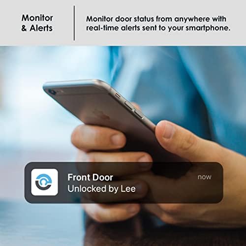 Lockly Secure Pro, Wi-Fi Smart Lock, trava de porta de entrada sem chave, fechaduras inteligentes para a porta