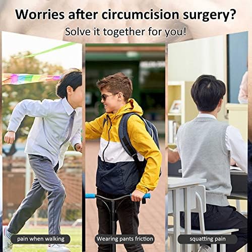 2 PCs Após a proteção da cirurgia, roupas íntimas evitam os resumos de boxe da circuncisão da segunda lesão