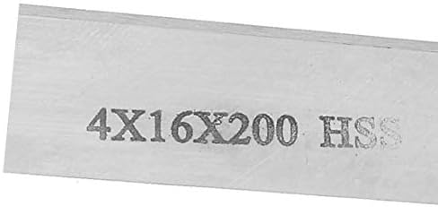 X-Dree 4mmx16mmx200mm Metalworking Cutting Torno HSS Bit (4mmx16mmx200mm Talla de Herramienta Hss Torno de Grabado