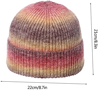 Chapéus de tampa para mulheres tricotadas com falsidade e chapéu de chapéu de malha quente de inverno masculino