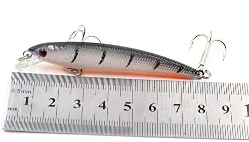 1pcs/lote de peixe Minnow Lure 7,5 cm/4,8g ISCA Pesca artificial Pesca Hard Isk Fishing Wobblers para Bass Pike tudo para pescar -