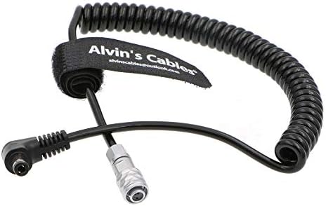 Cabos de alimentação de cabos de Alvin para BMPCC4K BMPCC 4K Blackmagic Pocket Camera Câmera 4K Weipu 2 pinos