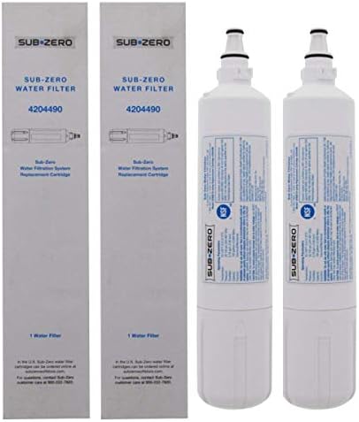 Sub-Zero 4204490 Cartucto de filtro de água da geladeira 2 pacote 2 pacote