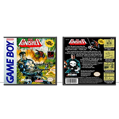 Punisher, o | Game Boy - Caso do jogo apenas - sem jogo