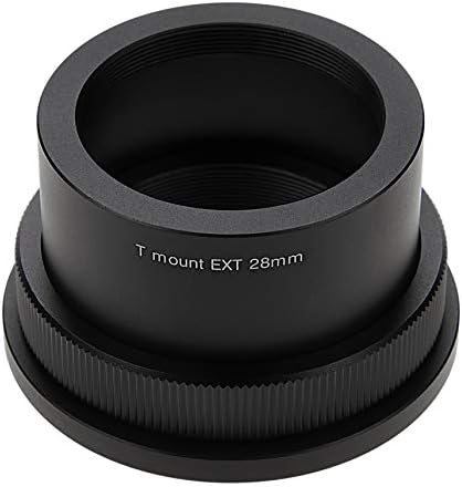 Adaptador de lentes Fotodiox Edição Astro-Compatível com telescópios de montagem de parafuso de montagem T para câmeras de montagem Nikon Z para astronomia