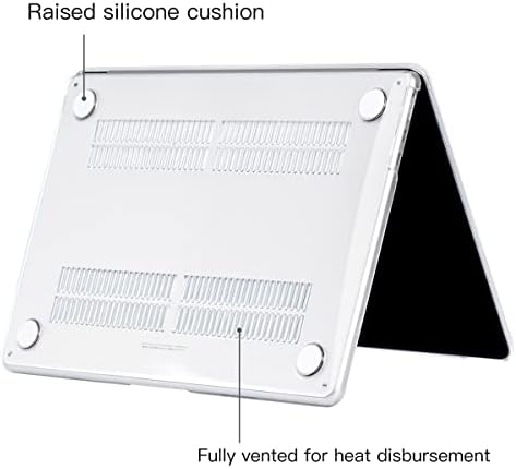 CaseBuy MacBook Air M2 Caso 2023 2022 13,6 polegadas A2681, protetor de caixa de casca dura de plástico transparente