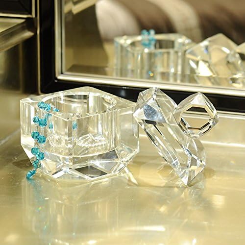 Wodeshijie Crystal estilo europeu Caixas de jóias de cores de casamento-