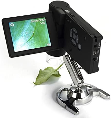 Microscópio digital móvel 3 '' LCD 500X 500x Bateria de lítio USB 8 LED PC Ligna Ferramentas de câmera