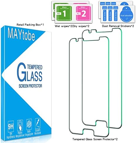 Maytobe [2 pacote] projetado para Samsung Galaxy J3 2018, J3 Achat
