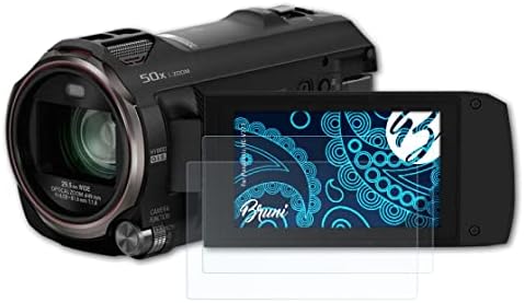 Protetor de tela Bruni Compatível com filme protetor da Panasonic HC-V777, Crystal Clear Protective Film