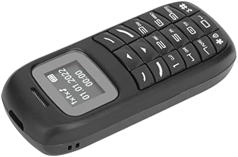Telefone celular desbloqueado, cartão SIM duplo em espera duplo 0,66 polegada de tela multifuncional