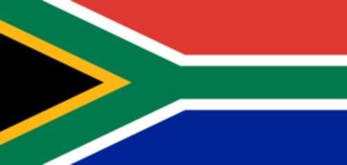 Caneca de bandeira da África do Sul