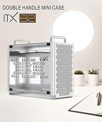 11L CASE ITX Desktop PC Case compacta PC Caixa de jogo Chassis de liga de alumínio Suporte