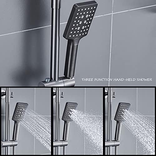 Sistema de chuveiro termostático, torneira de chuveiro Conjunto de 12 polegadas de chuveiro Conjunto