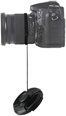 ZZJMCH 2 pacote de 37 mm Centro de lente dianteiro de pitada compatível com o Olympus Canon Nikon e outra marca de lentes com linha de filtro de 37 mm, substitui o Olympus LC-37B Lente frontal Tampa