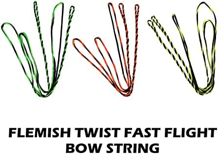 Deerace D97 Made Flamenh Twist Twist Fast Flight Bow Substituição Curta