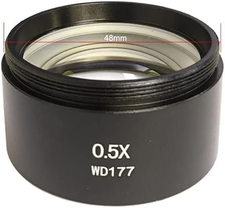 Acessórios para microscópio WD287 WD177 0,5X 1,0X 2.0X lente auxiliar, consumíveis de laboratório