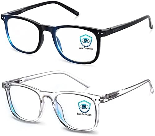 Óculos de bloqueio de luz azul, óculos de computadores de bloqueador azul para homens, mulheres, anti -brilho