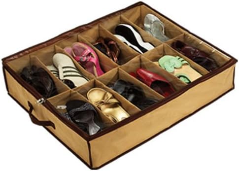 12 pares de sapatos - armário do organizador de sapatos/armazenamento sob a cama - como na TV - EUA