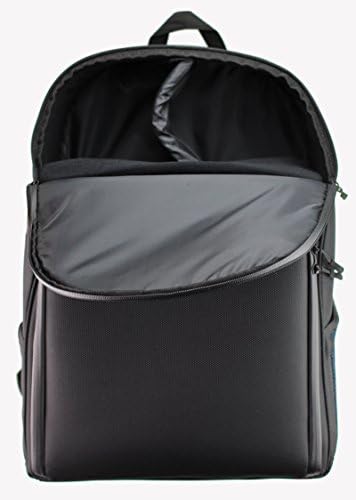 Navitech Portable Backpack Black & Blue Backpack/Rucksack Case de transporte compatível com o HP Prodesk 400 G4 PC para desktop