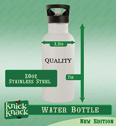 Presentes Knick Knack Got Pennae? - 20 onças de aço inoxidável garrafa de água, prata