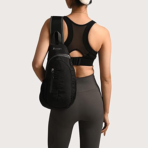 Bolsa de peito de caminhada em ruínas Mulheres de tamanho pequeno mochila multifuncional ao ar livre Backpack Sacos de viagem de ombro da moda para