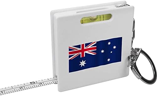 Azeeda 'agitando bandeira australiana' fita adesiva/ferramenta de nível de espírito