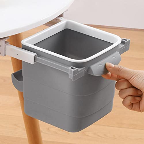 Lixo da gaveta da mesa de stobok pode embaixo da mesa lixo lixo lixo por cima da mesa desliza para fora do lixo invisível lata de lixas