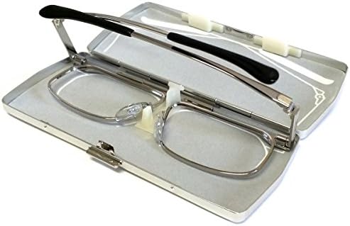 Kanda Japão Slimfold Dobring Designer Metal Reading Glasses Modelo 1 Brown +3.25