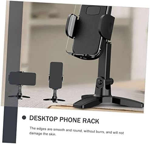 ABAODAM Desktop Phone Portador de mesa do comprimido de comprimido de comprimido portátil Stand Stand Phone Stand Phone preto montagem para mesa de mesa Stands de telefone portátil Suporte de telefone portátil