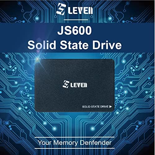 LEVEN JS600 SSD 1TB 3D NAND SATA III DIVERSÃO DE ESTADO SOLIDES INTERNOS - 6 GB/S, 2,5 polegadas/7mm - até 560 MB/S - Varejo 1 pacote