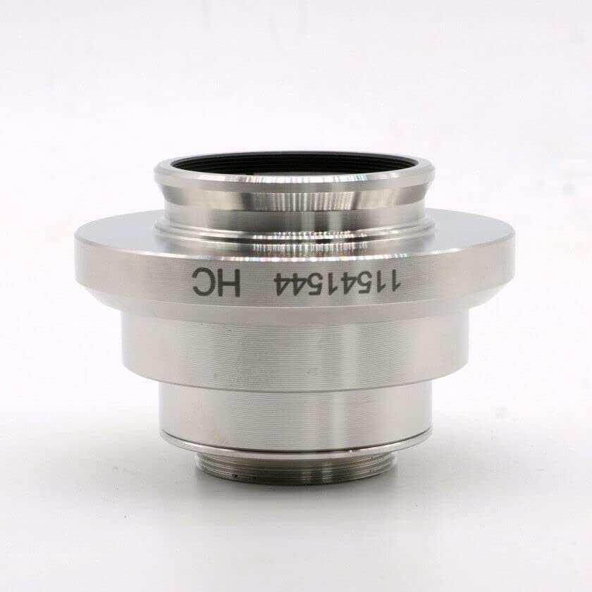 Kit de microscópio 0,35x 0,55x 1x Adaptador de câmera de montagem óptica de aço inoxidável 1x para