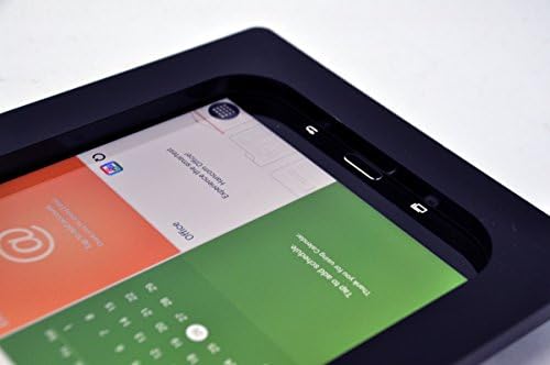 Tabcare compatível Samsung Galaxy Tab 3 8.0 e TAB 4 8.0 Gabinete de segurança de montagem em vesa preto