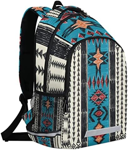 Mochila da escola asteca étnica para meninos meninas teensaztec geométrico estudantes universitários backpack laptop mochila mochila de viagem bookbag Daypack