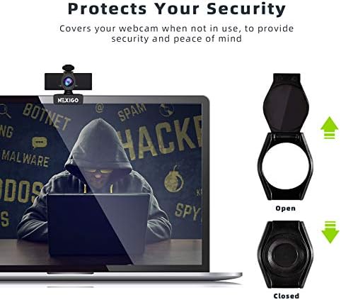 Webcam Privacy Shutter, capa ultrafina da câmera da web para nexigo n60/n660, proteja sua privacidade e segurança,