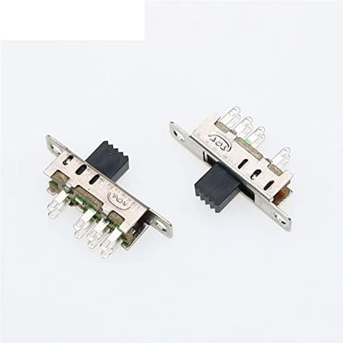 NESHO Micro switch 1PCS SS23E04 interruptor duplo de alternância 8 pinos 3 arquivos 2p3t dp3t alça alta 5mm slide pequena interruptor de slide