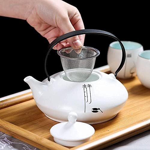 LIANXIAO - CONJUNTO DE TEAPOT Kung Fu Conjunto de chá artesanal Cerâmica Teape