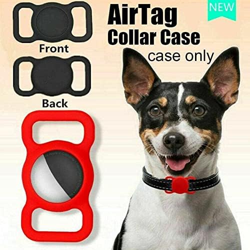 Pet Silicone Dog Collar para Apple Airtag Dog Collar GPS Finder Collar Collar Pet With Loop Airtags Acessórios Apple compatíveis