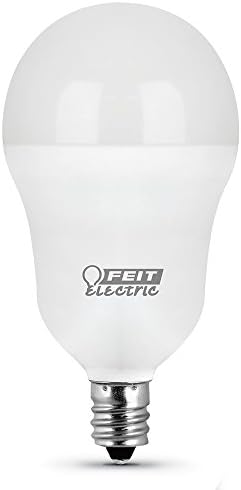 A Feit Electric liderou a A15 com uma lâmpada de base Candelabra E12 - 60W equivalente - 10 anos de vida - 500