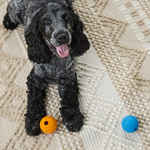 Basics Rubber Fetch Toy Dog Balls, 2,5 polegadas, 10-pacote